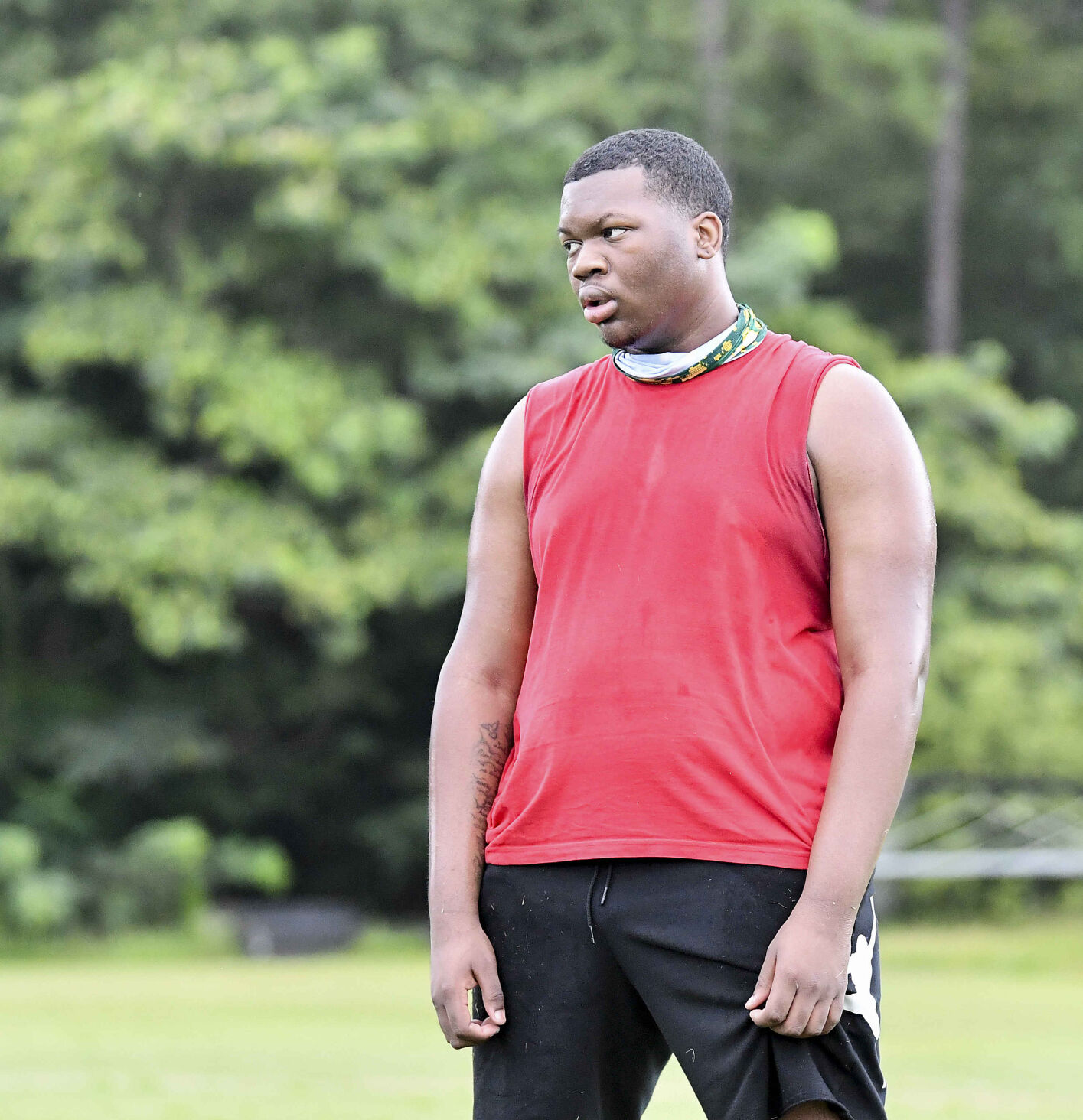 West Florence High School football practice